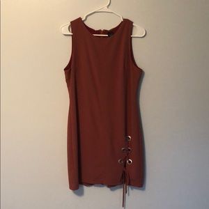 Rosè mini dress
